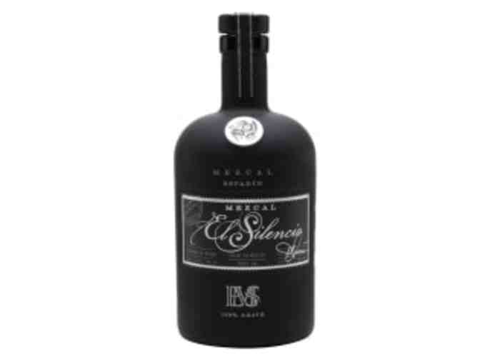 Dahila Cristalino Tequila 1 bottle and Mezcal El Silencio Espadin (black) 1 bottle