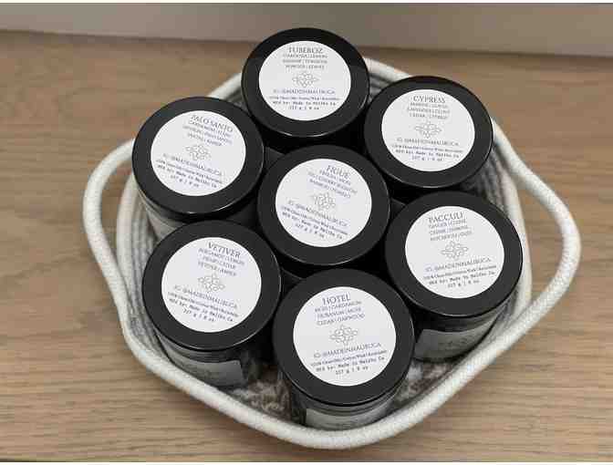 Basket of Luxury Candles - Made in Malibu