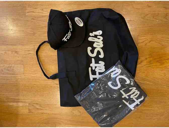 Fat Sal's $100 Gift Card, tote bag, t shirt, and baseball cap - Photo 2