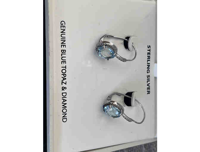 Spectacular Blue Topaz Earrings - Photo 2