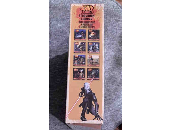 Star Wars Library (8 book collection) and Poster