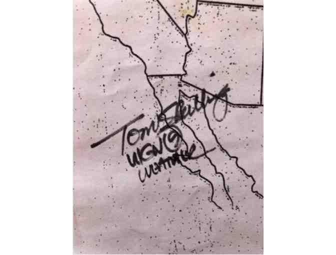 Original 'Working Art' Created by WGN Chief Meteorologist Tom Skilling