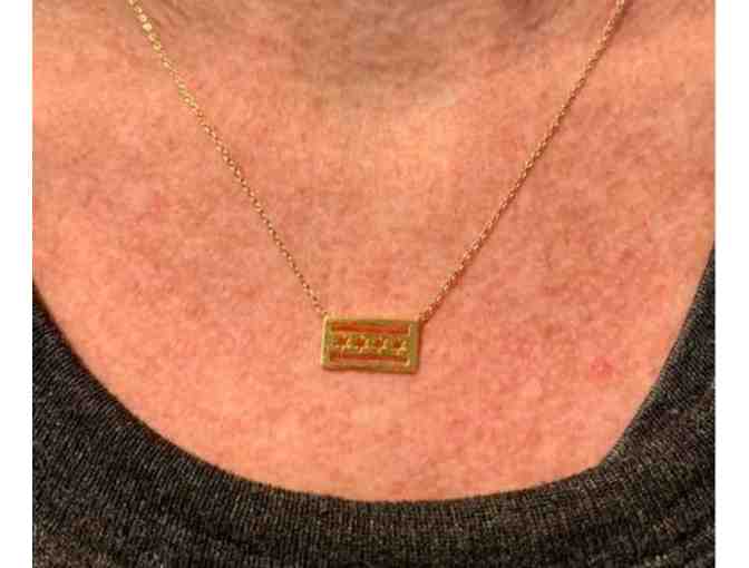 Chicago Flag Necklace from Embellish