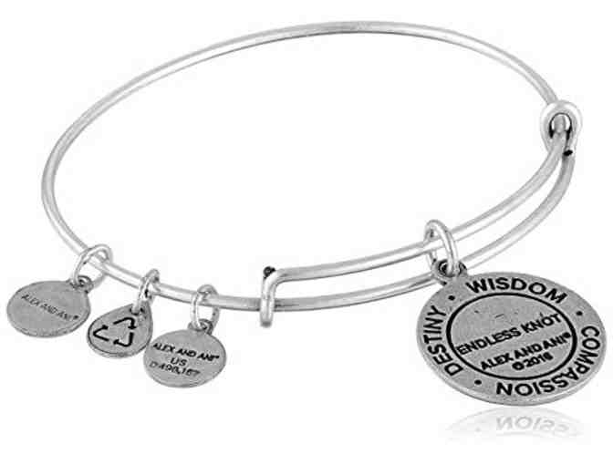 ALEX + ANI ENDLESS KNOT II EXPANDABLE BANGLE BRACELET