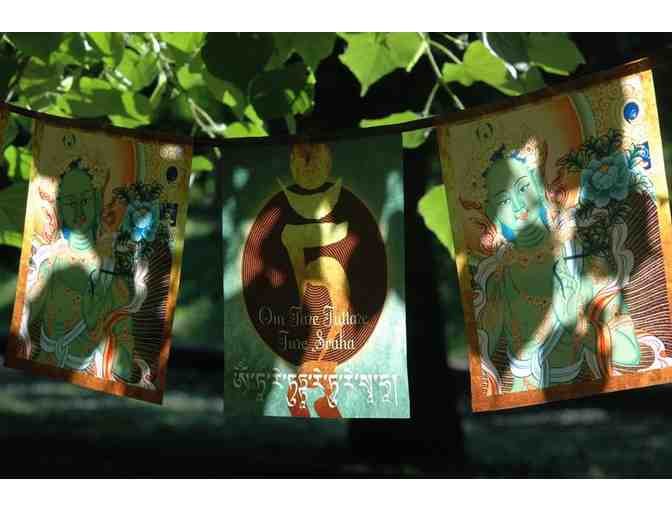 Buddhadoma: Green Tara Prayer Flags