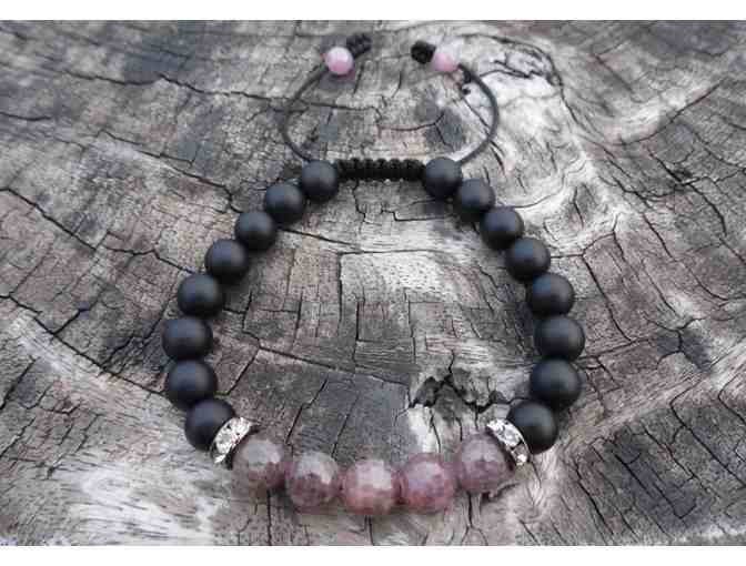 Great Eastern Sun Store: Ruby and Onyx Wrist Mala