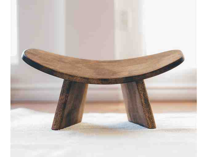 Bluecony: IKUKO Original Meditation Bench with Cotton Bag