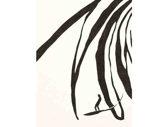 beauchamping: 'Surf Lesson' Fine Art Print