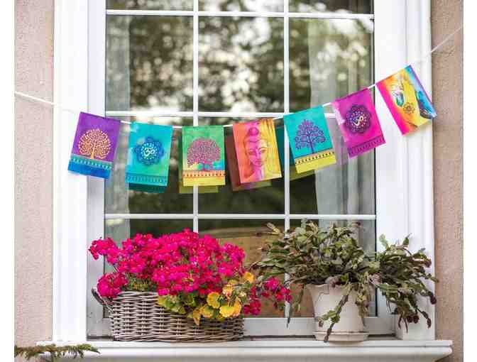 Buddhadoma: Buddha 'Om' Prayer Flags