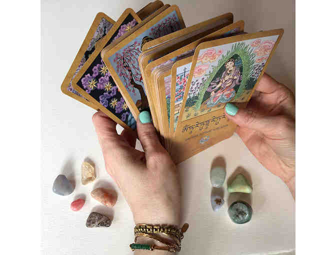 Lasha Mutual: 108 White Tara Card Deck from Original Paintings