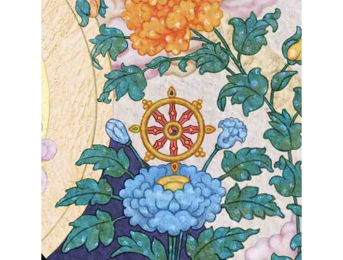 Lasha Mutual: 'Sengdeng Nagchi Drolma' Giclee Print of Original Digital Painting