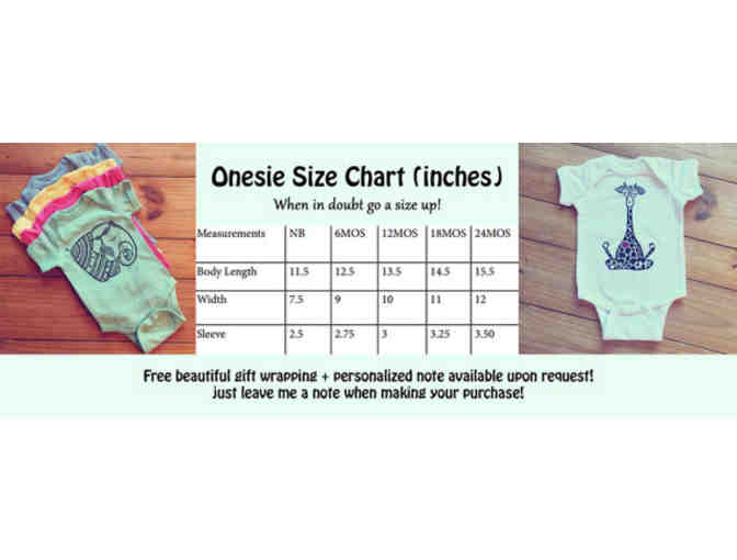 Hippie Baby Co.: 'May All Beings Be Free' Whale Onesie Bodysuit