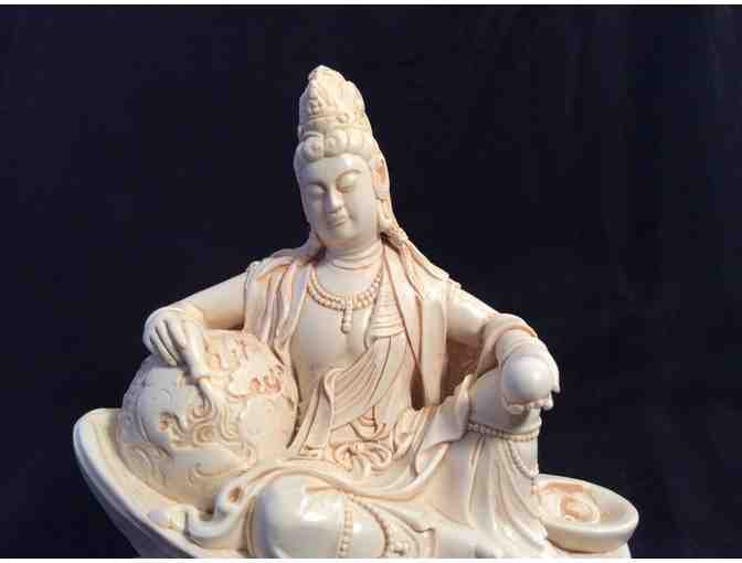 InspiredSculpture: 'Kuan Yin Blessing the Earth' Statue
