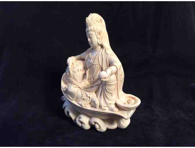 InspiredSculpture: 'Kuan Yin Blessing the Earth' Statue