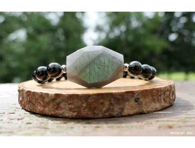 RockMyZen: Labradorite and Black Tourmaline Bracelet