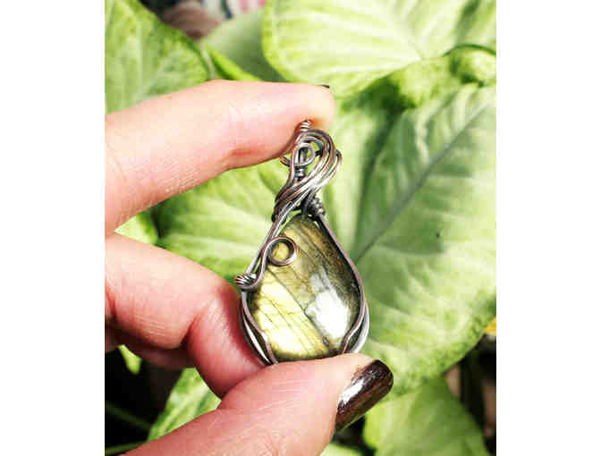 RockMyZen: Copper-Wire Wrapped Labradorite Pendant