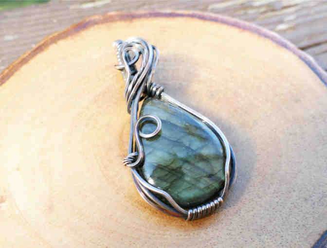 RockMyZen: Copper-Wire Wrapped Labradorite Pendant