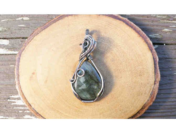 RockMyZen: Copper-Wire Wrapped Labradorite Pendant