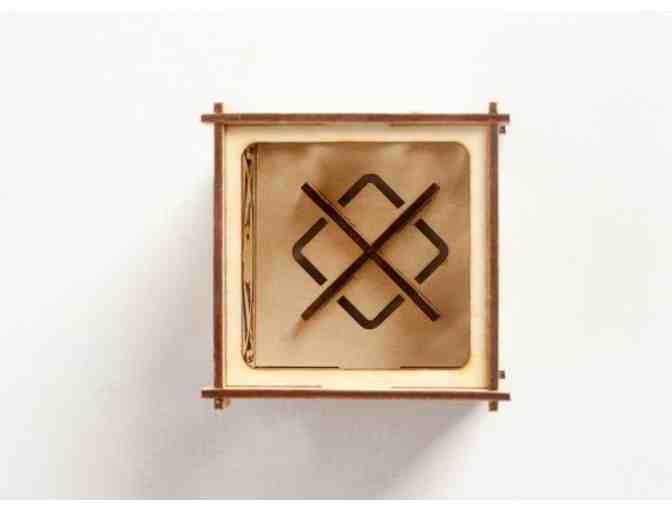 LinLaserWorks: 'Emanating Buddha' Wooden Candle Holder & Shadow Lantern