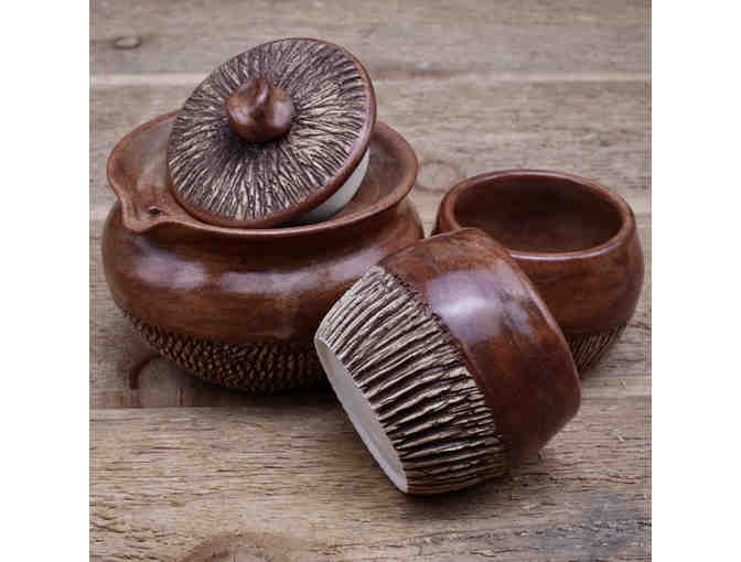 GaryBercowCeramics: Zion Rust Shiboridashi Tea Set