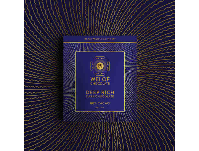 Wei of Chocolate: Five-Bar 'Five Element Collection' Organic Vegan Dark Chocolate