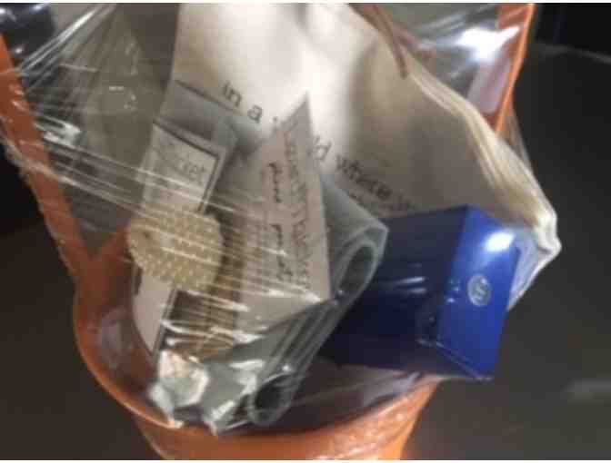 Basket of Goodies from the Lizard Thicket Boutique, Peachtree City.