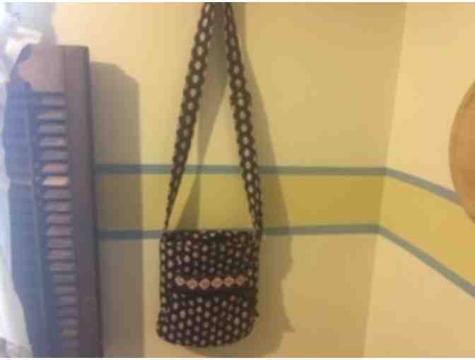 Vera Bradley  Black Paisley Medallion Quilted Bag