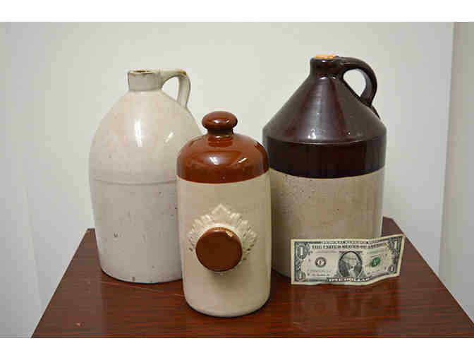 Three Southern Stoneware Jugs