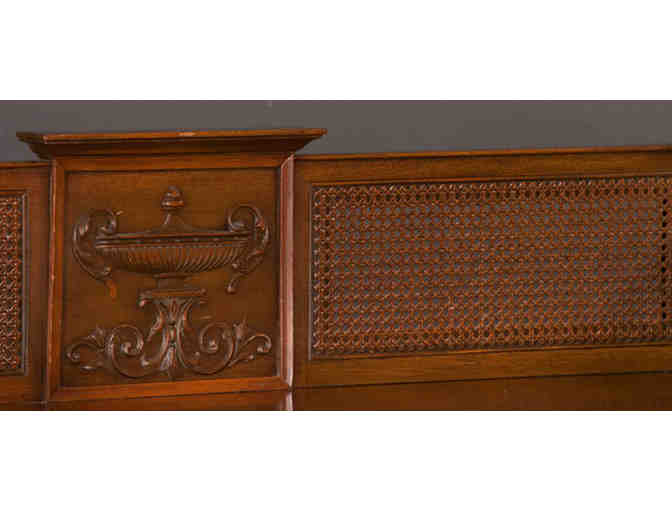 Sheraton Mahogany Sideboard with Bow Front Center Section Fitted with Drawers