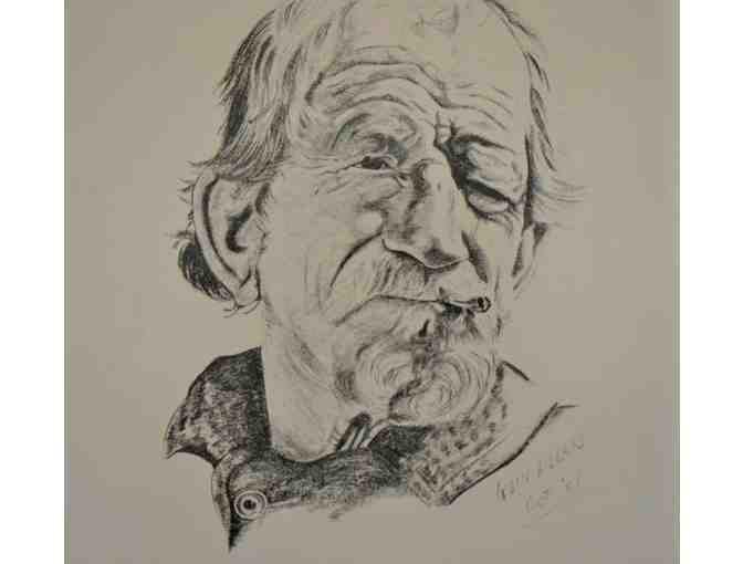 Irvin Allen - Four Framed Charcoal Drawings