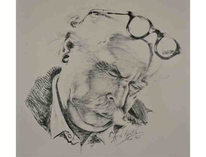 Irvin Allen - Four Framed Charcoal Drawings