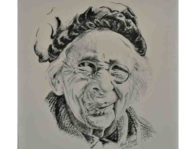 Irvin Allen - Four Framed Charcoal Drawings