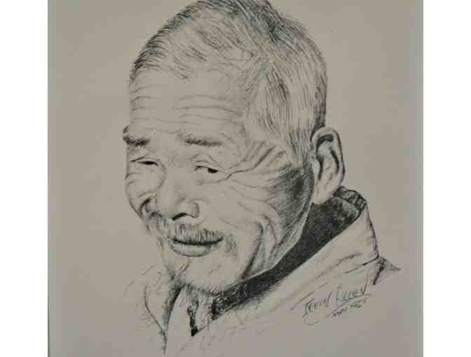 Irvin Allen - Four Framed Charcoal Drawings