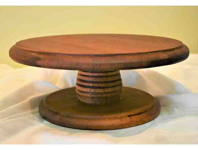 Handmade Wooden Cake Stand