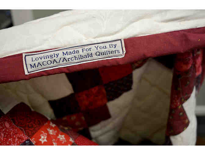 King-Sized Hand-Stitched Quilt from the Archibald Quilters