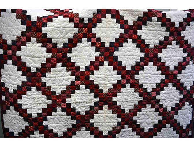 King-Sized Hand-Stitched Quilt from the Archibald Quilters