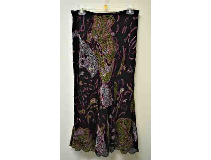 Black Mutli-colored Skirt