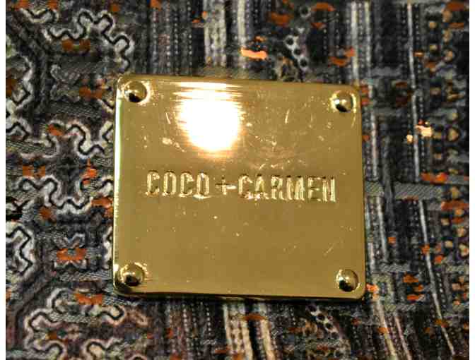 Coco + Carmen Taupe Sequined Purse