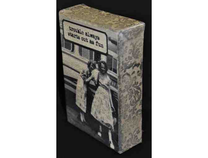 4oz. Lollia Classic Petal Shea Butter Hand Creme and Wall Art from Embellish!