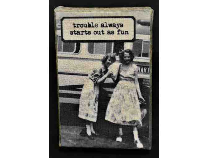 4oz. Lollia Classic Petal Shea Butter Hand Creme and Wall Art from Embellish!