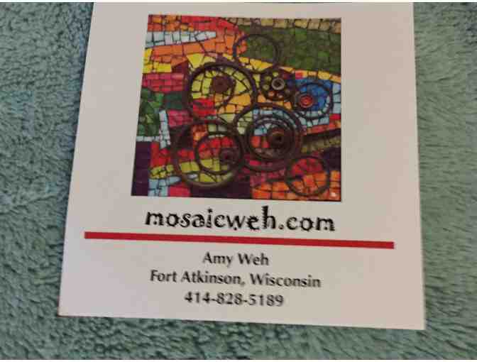 Stone Fence: Tile mosaic and soft socks