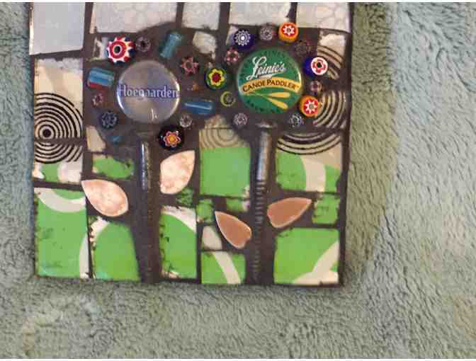 Stone Fence: Tile mosaic and soft socks