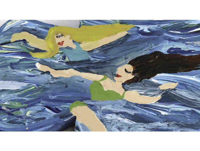 Swimmers in the Blue Sea By Susan Dodge