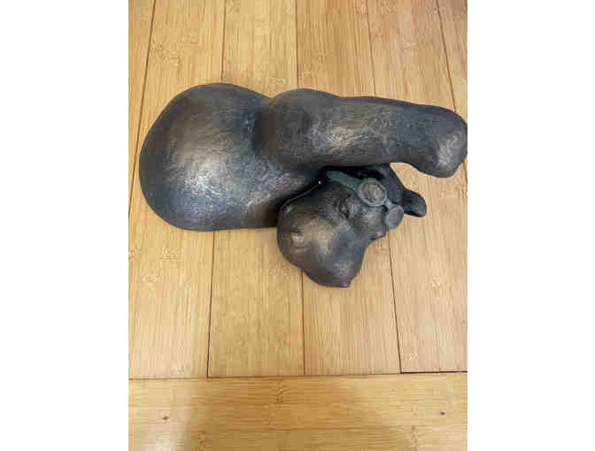 Free Style Swimming Garden Hippo Statue-2 of 2 Available