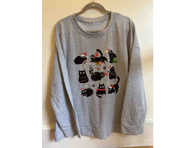 SWEATSHIRT-GREY-9 LIVES OF XMAS-SIZE XL - Photo 1