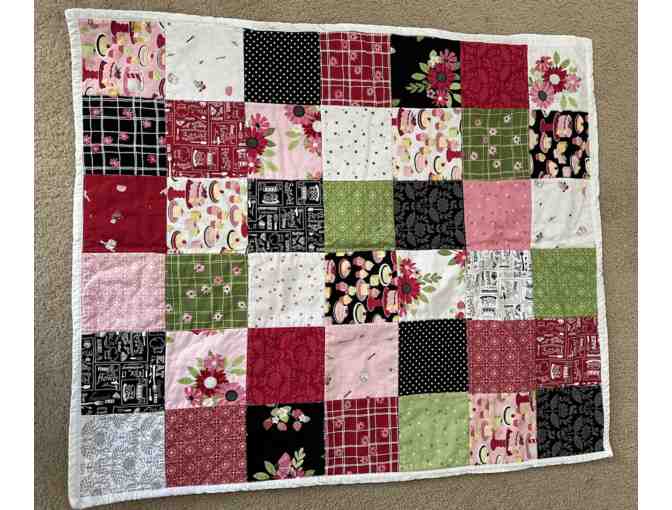 Handmade Pink & Red Quilt - Photo 3