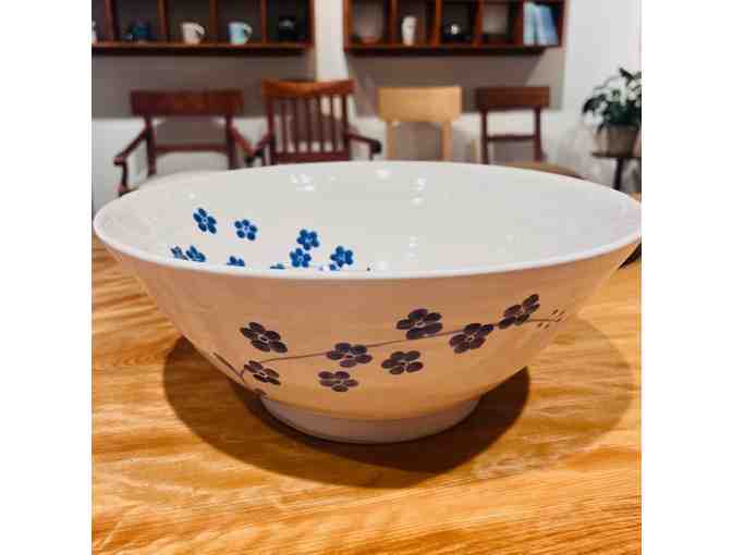 "Forget-Me-Not" Handcrafted Stoneware Bowl by Miranda Thomas - Photo 1