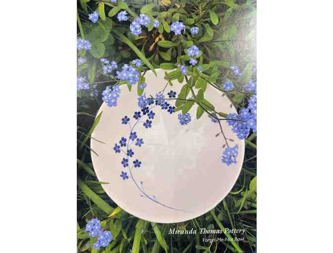 "Forget-Me-Not" Handcrafted Stoneware Bowl by Miranda Thomas - Photo 3