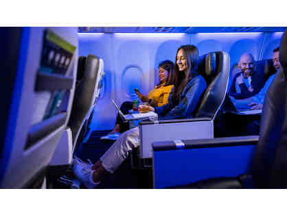 Alaska Airlines -Two (2) first-class airline tickets to any destination