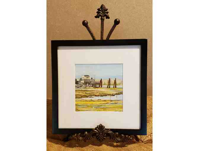 Framed Oil on Paper by Nina LaPierre